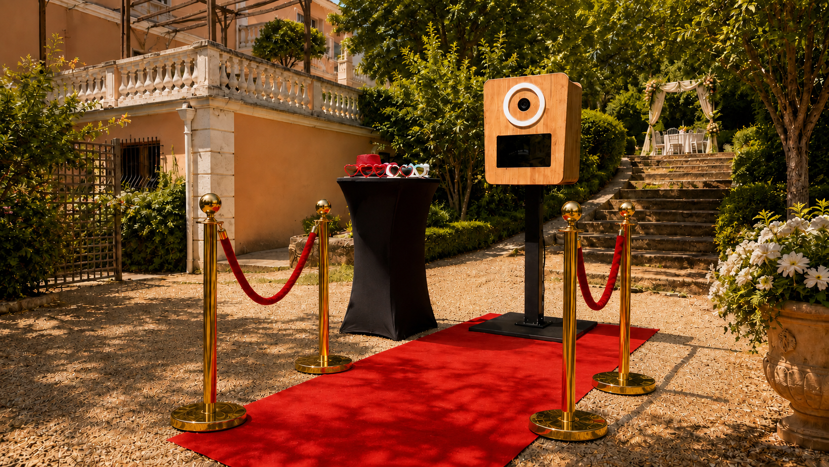 Tarif Photobooth Marseille avec option installation VIP Premium